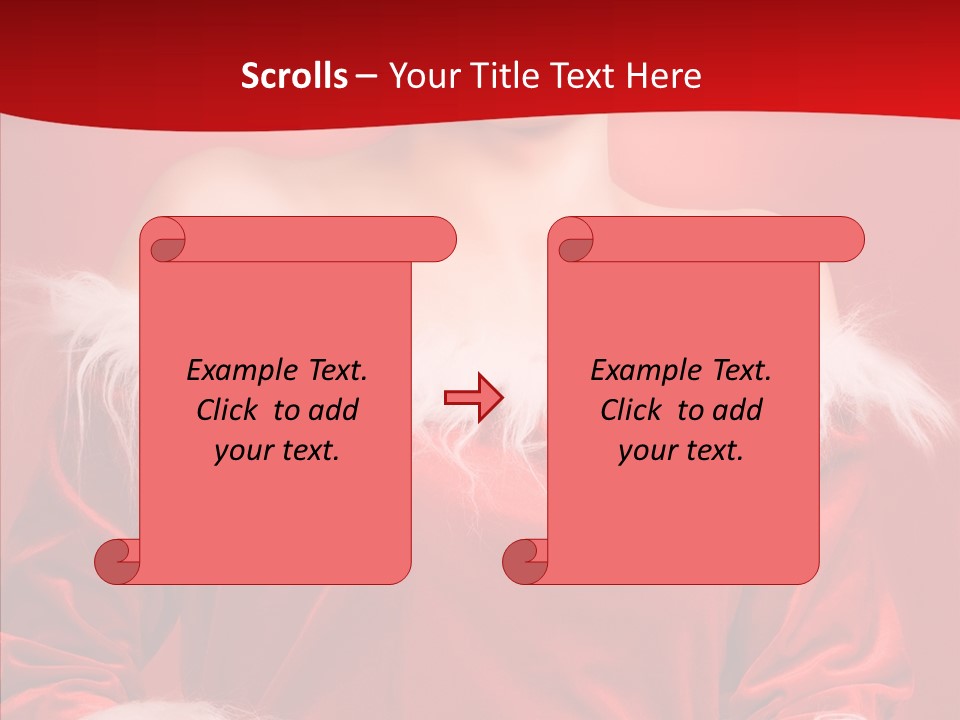 Snow Joyful Coat PowerPoint Template