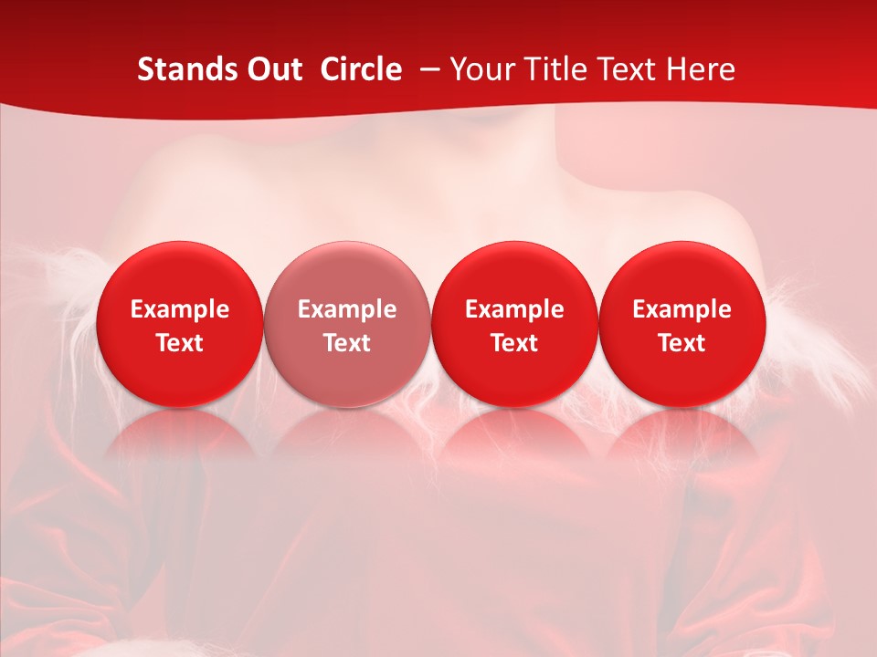 Snow Joyful Coat PowerPoint Template