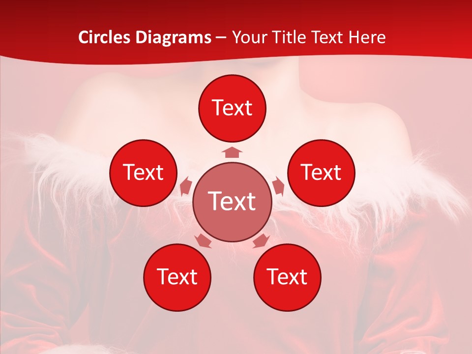 Snow Joyful Coat PowerPoint Template