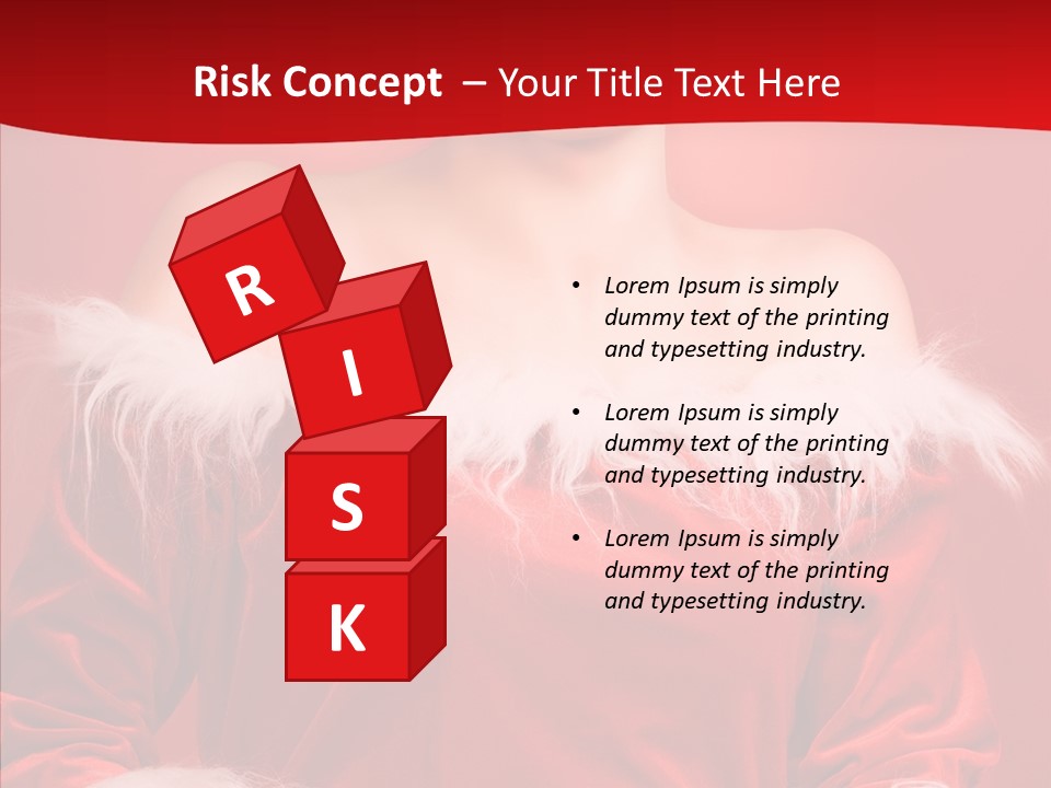 Snow Joyful Coat PowerPoint Template