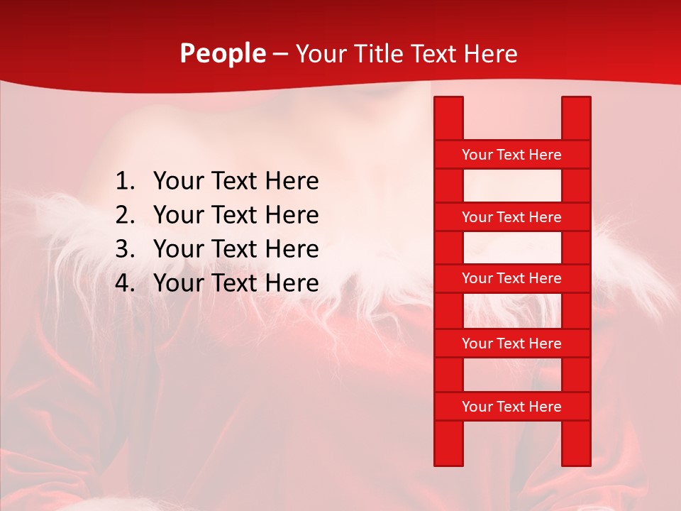 Snow Joyful Coat PowerPoint Template