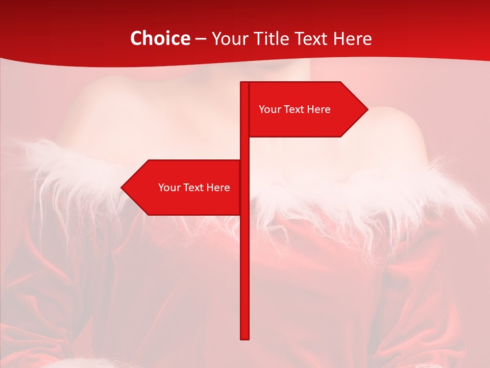 Snow Joyful Coat PowerPoint Template