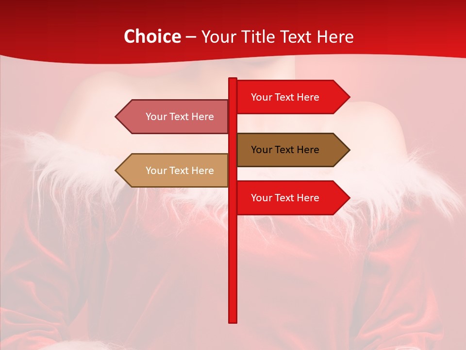 Snow Joyful Coat PowerPoint Template