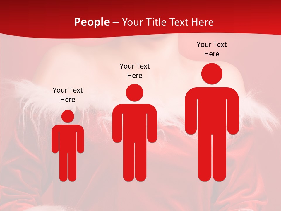 Snow Joyful Coat PowerPoint Template