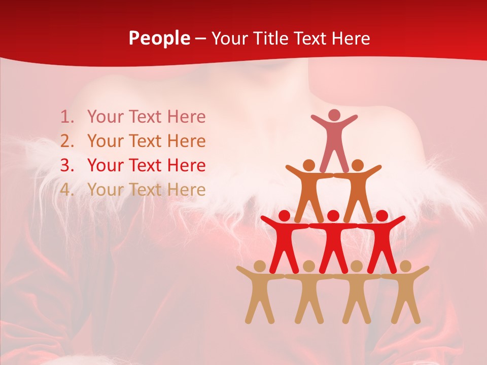 Snow Joyful Coat PowerPoint Template