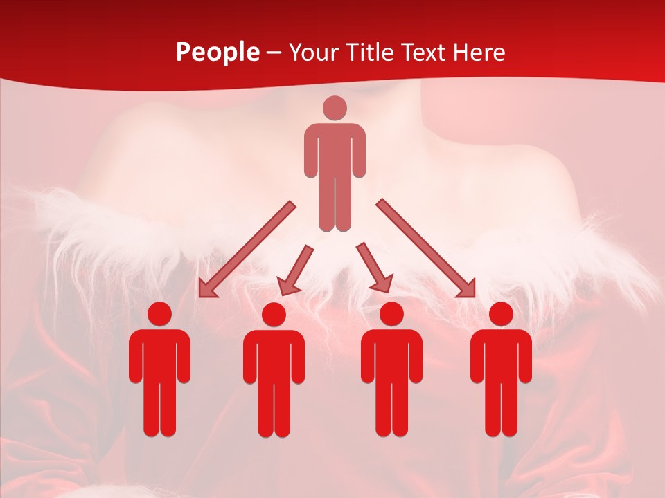 Snow Joyful Coat PowerPoint Template