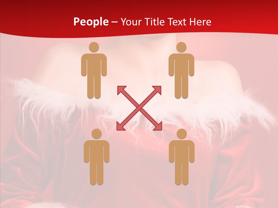 Snow Joyful Coat PowerPoint Template