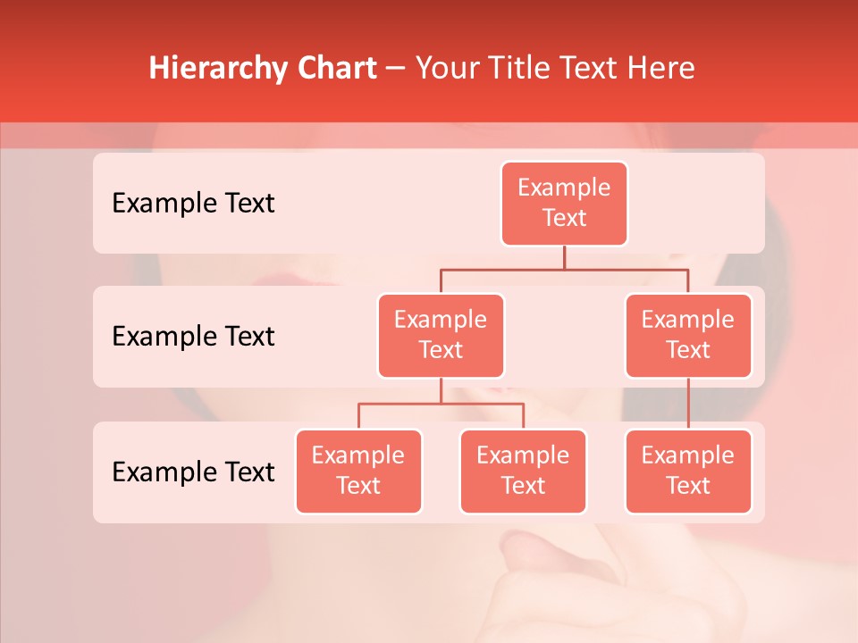 Woman Euphoric Isolated PowerPoint Template