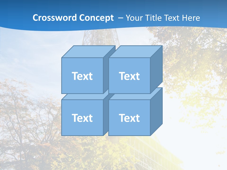 Touristic Panoramic Tower PowerPoint Template