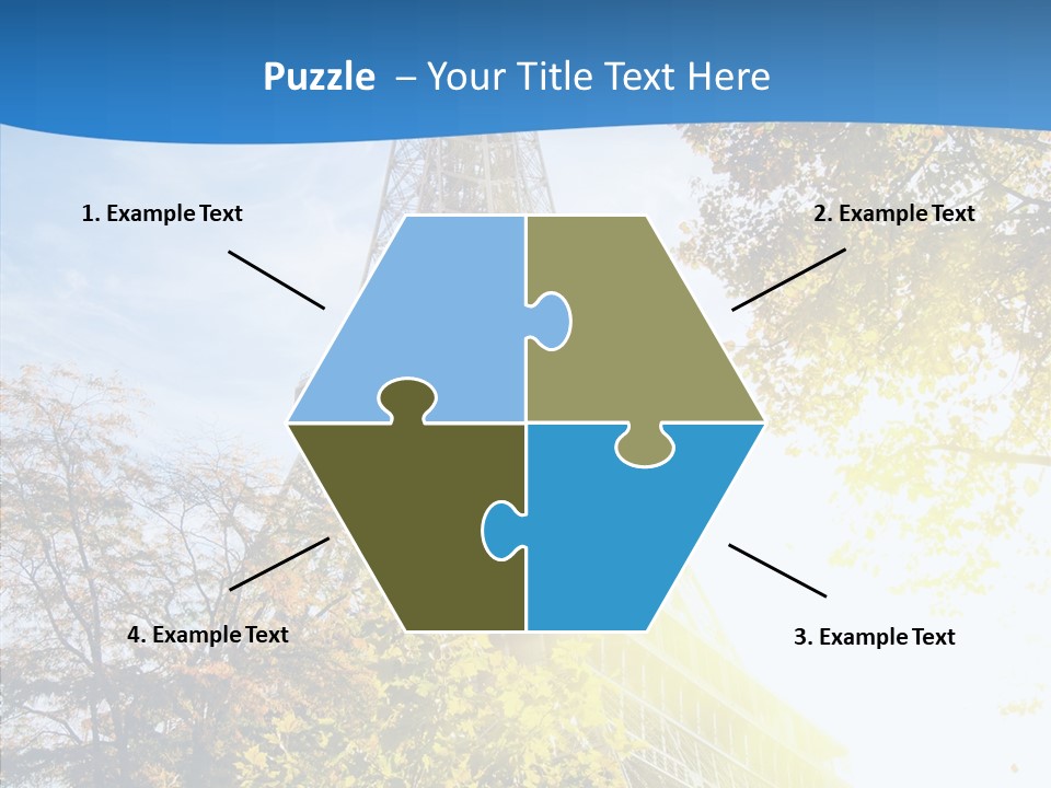 Touristic Panoramic Tower PowerPoint Template