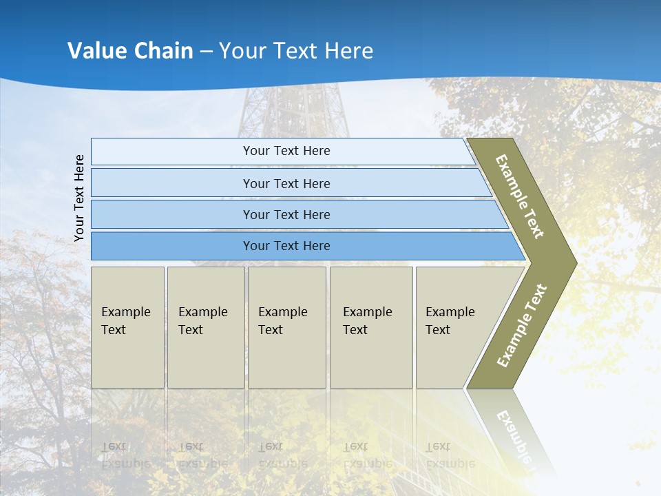 Touristic Panoramic Tower PowerPoint Template