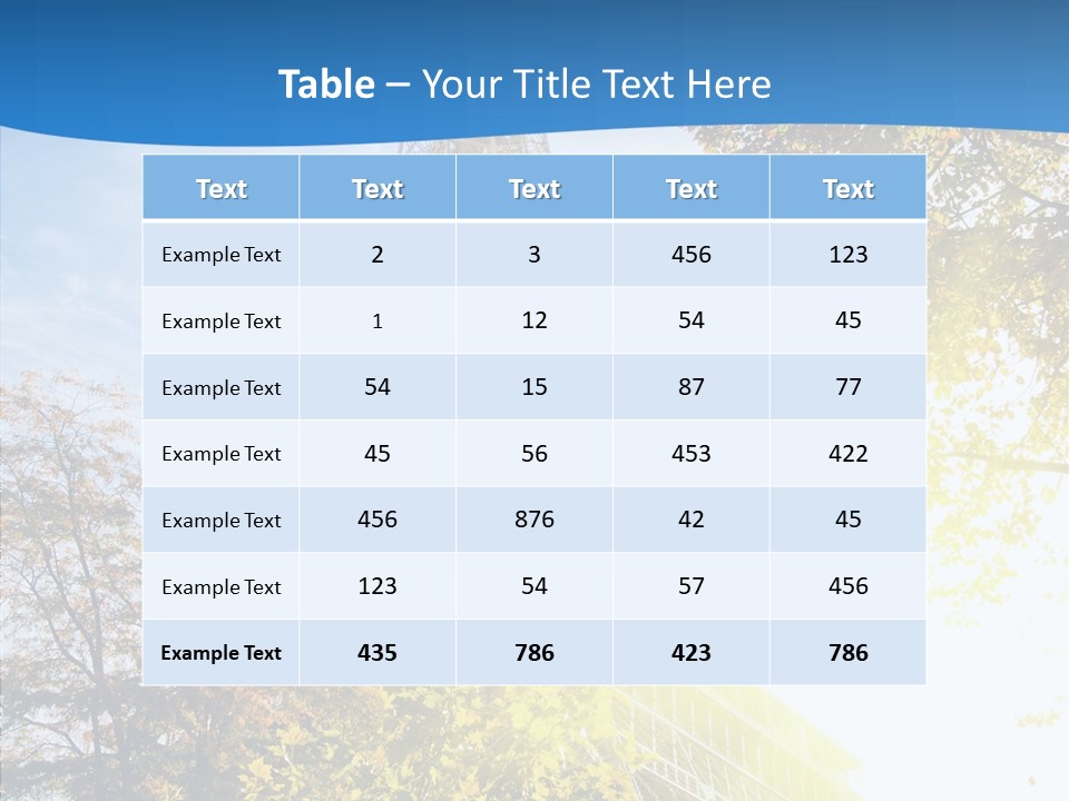 Touristic Panoramic Tower PowerPoint Template