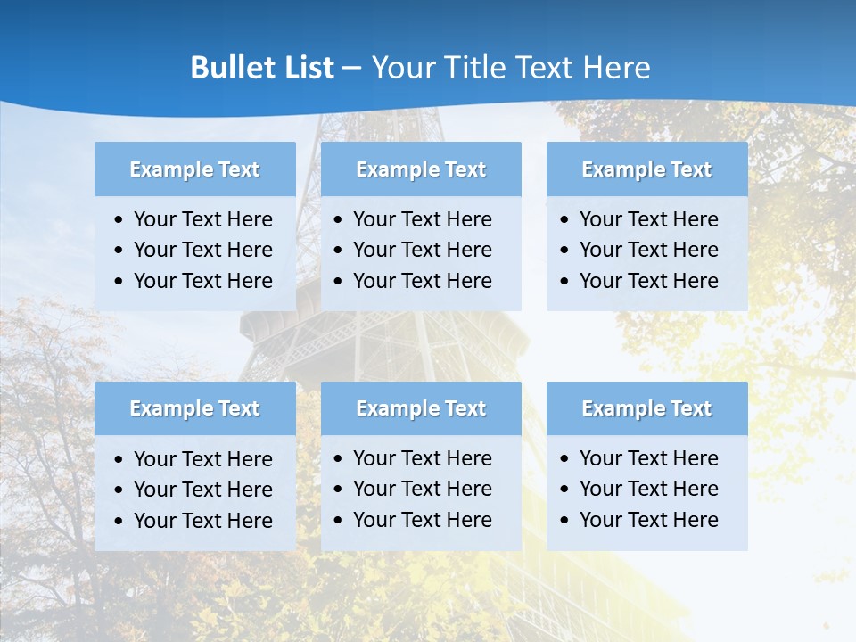 Touristic Panoramic Tower PowerPoint Template