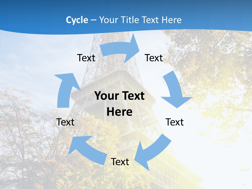 Touristic Panoramic Tower PowerPoint Template