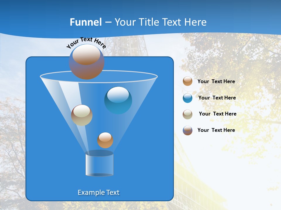 Touristic Panoramic Tower PowerPoint Template