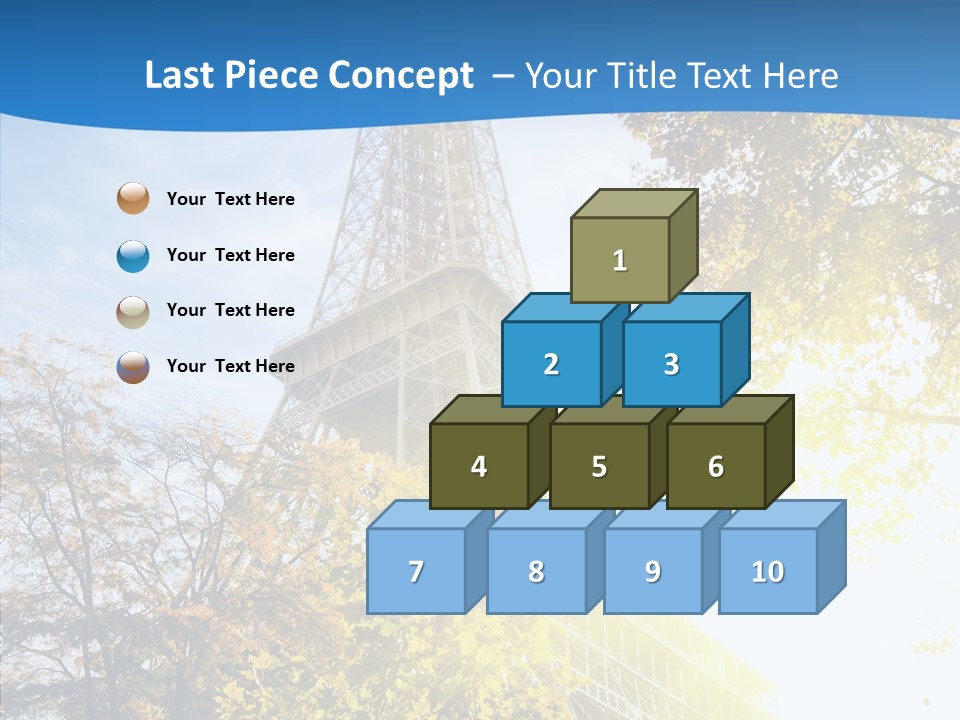Touristic Panoramic Tower PowerPoint Template