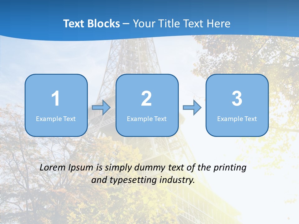 Touristic Panoramic Tower PowerPoint Template