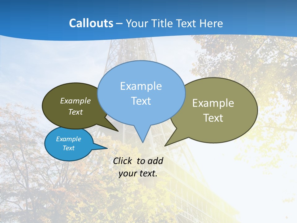Touristic Panoramic Tower PowerPoint Template