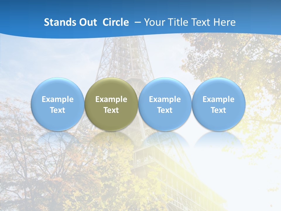 Touristic Panoramic Tower PowerPoint Template
