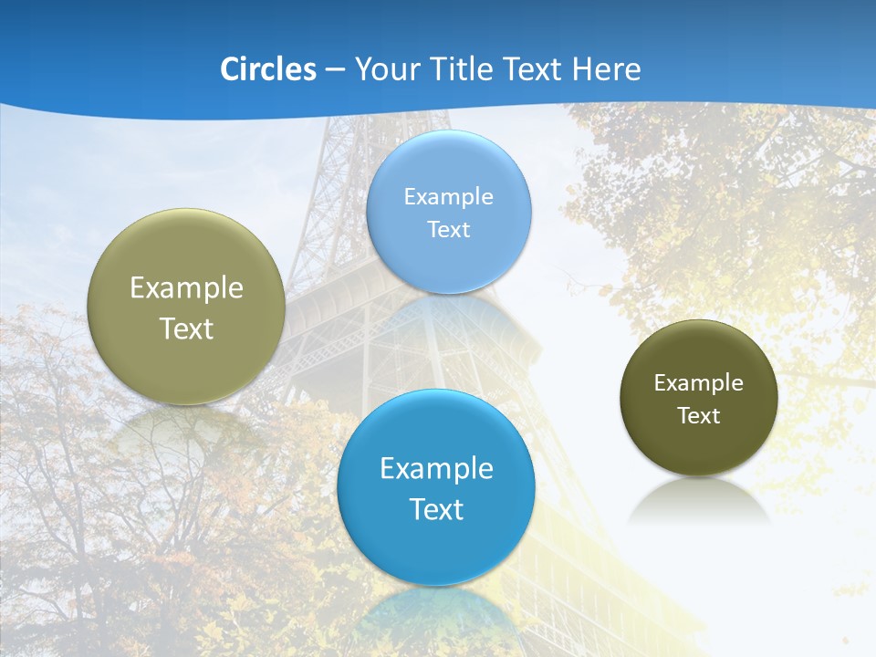 Touristic Panoramic Tower PowerPoint Template