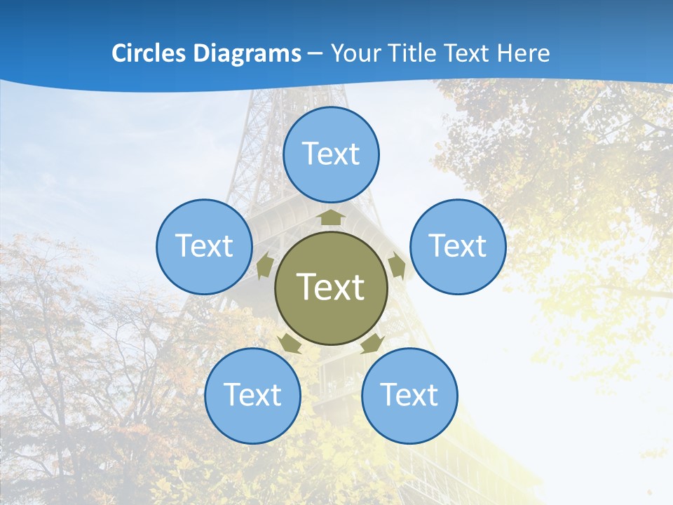 Touristic Panoramic Tower PowerPoint Template