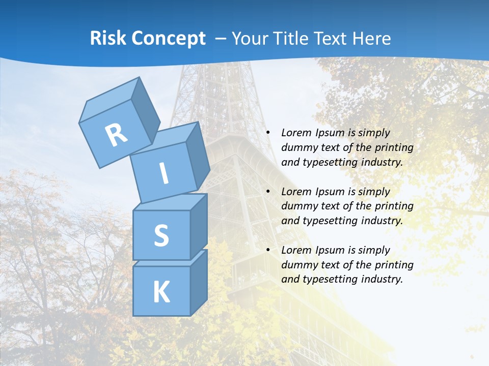 Touristic Panoramic Tower PowerPoint Template