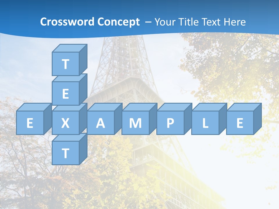 Touristic Panoramic Tower PowerPoint Template