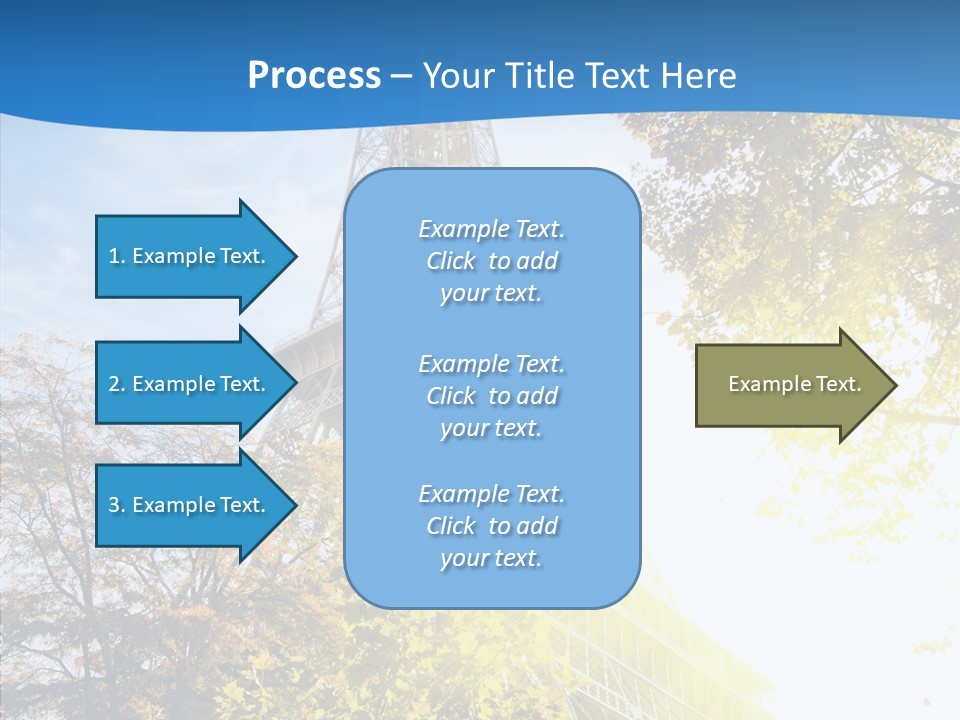 Touristic Panoramic Tower PowerPoint Template