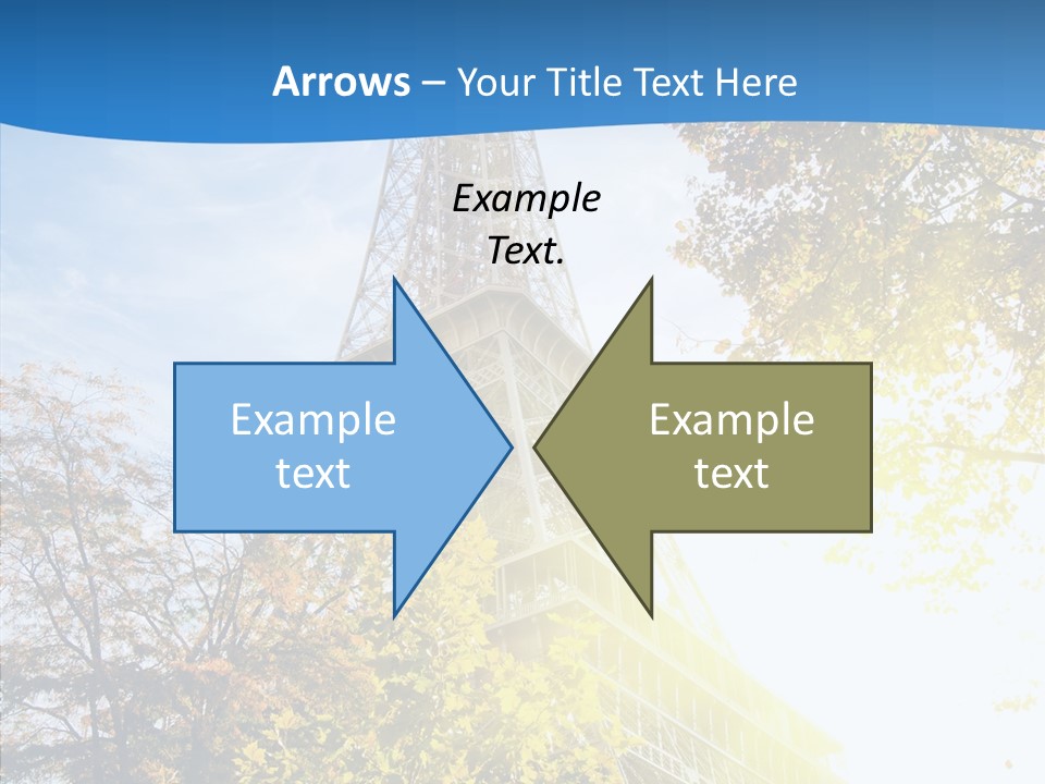Touristic Panoramic Tower PowerPoint Template