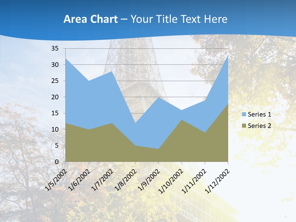 Touristic Panoramic Tower PowerPoint Template