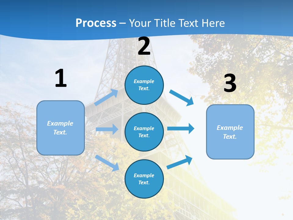 Touristic Panoramic Tower PowerPoint Template