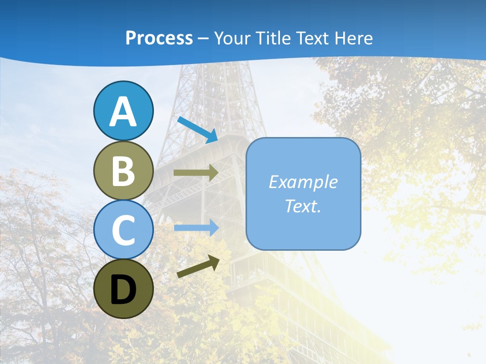Touristic Panoramic Tower PowerPoint Template