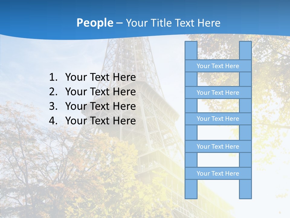 Touristic Panoramic Tower PowerPoint Template