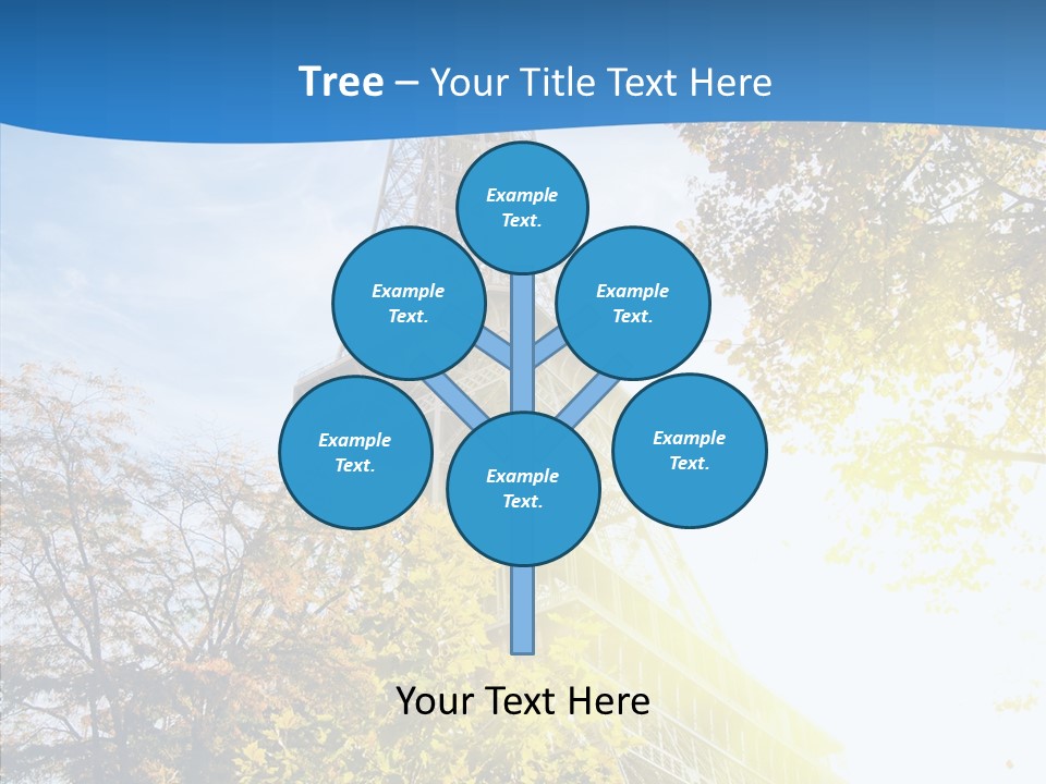 Touristic Panoramic Tower PowerPoint Template