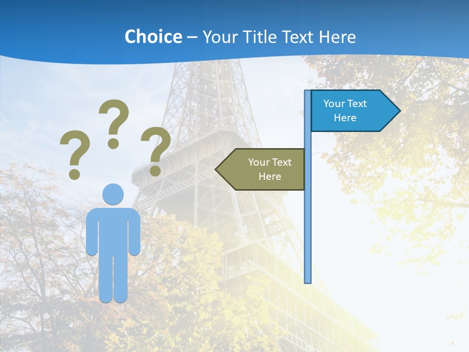 Touristic Panoramic Tower PowerPoint Template