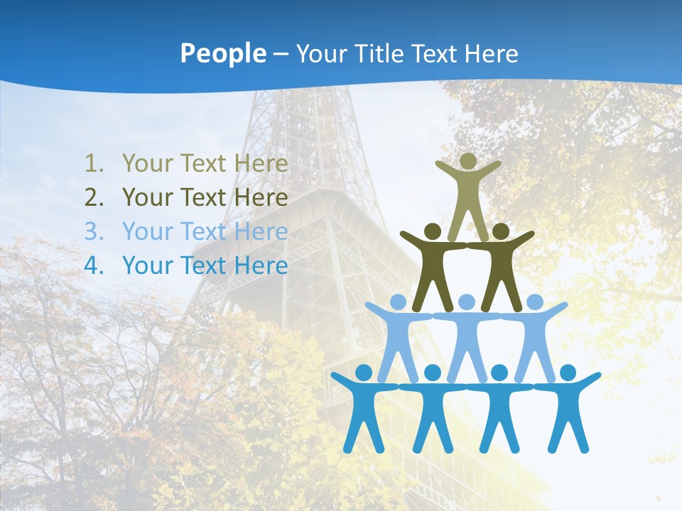 Touristic Panoramic Tower PowerPoint Template