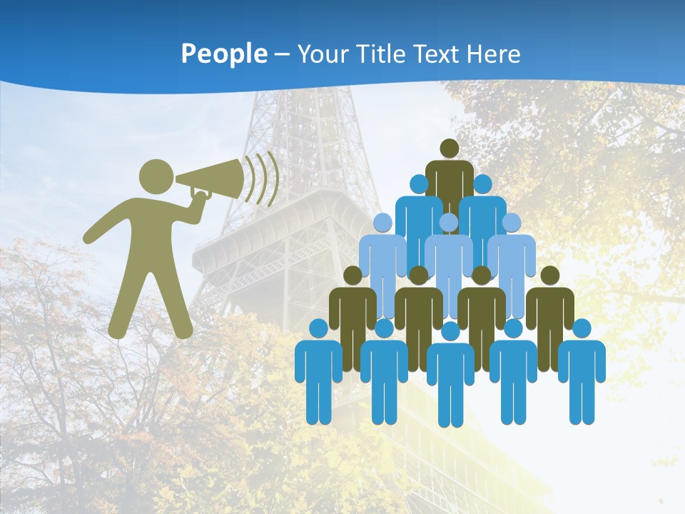 Touristic Panoramic Tower PowerPoint Template