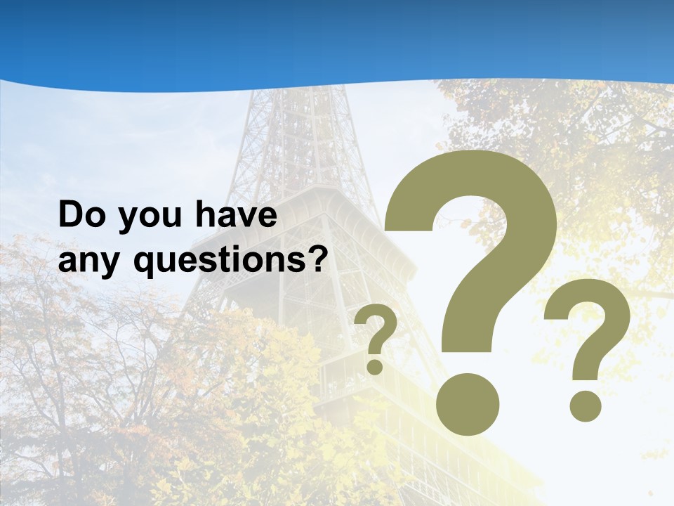 Touristic Panoramic Tower PowerPoint Template