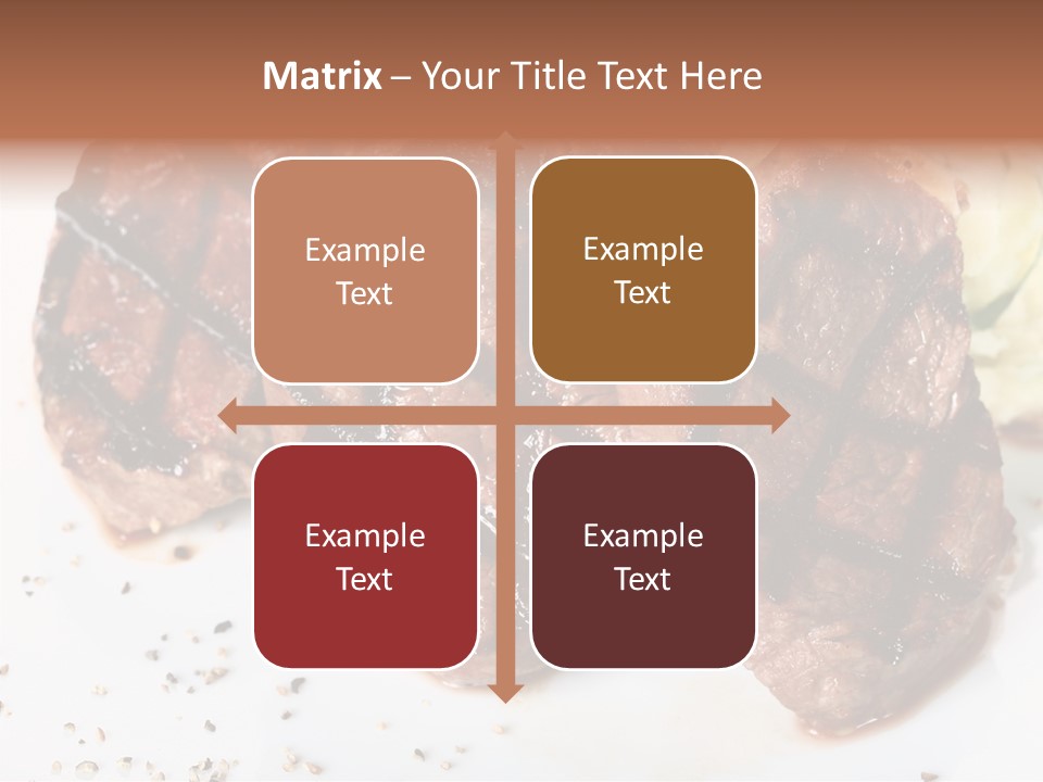 Isolated Lunch Hunger PowerPoint Template