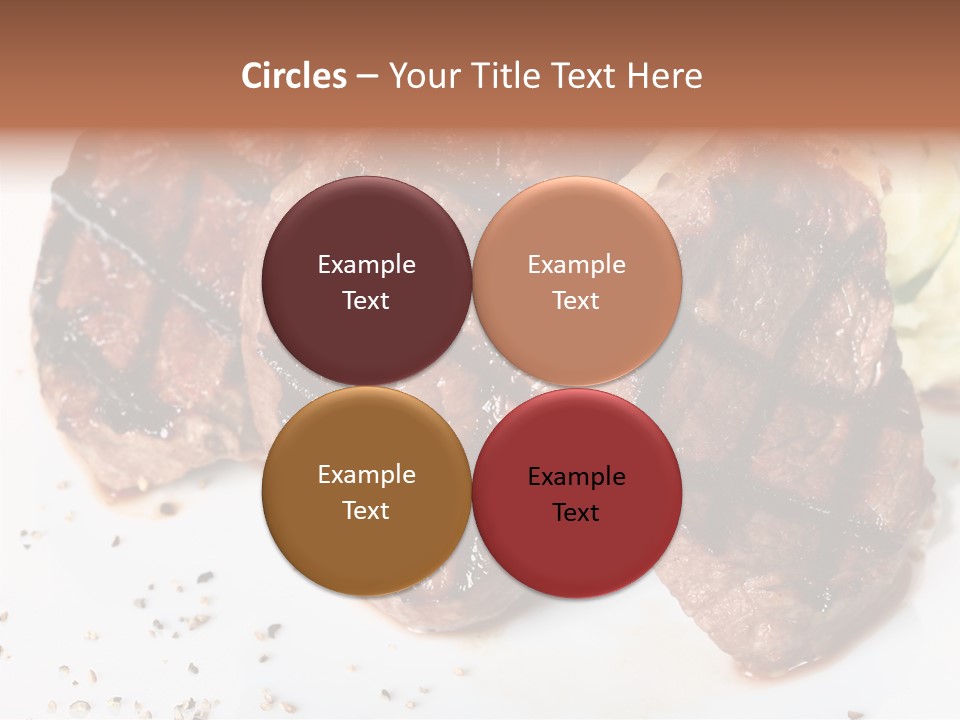 Isolated Lunch Hunger PowerPoint Template