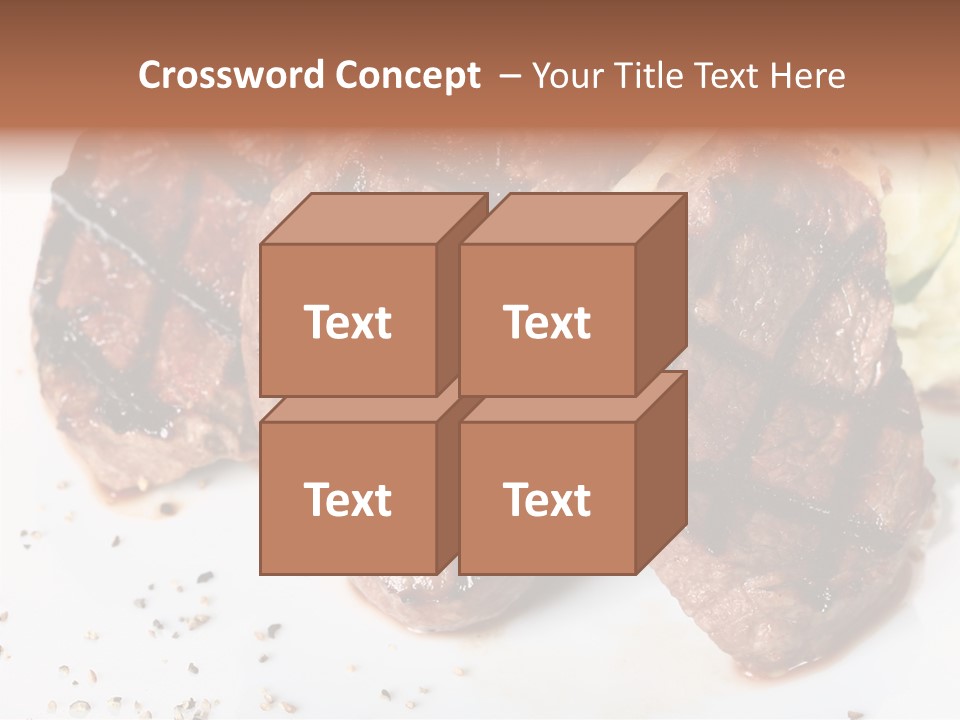 Isolated Lunch Hunger PowerPoint Template