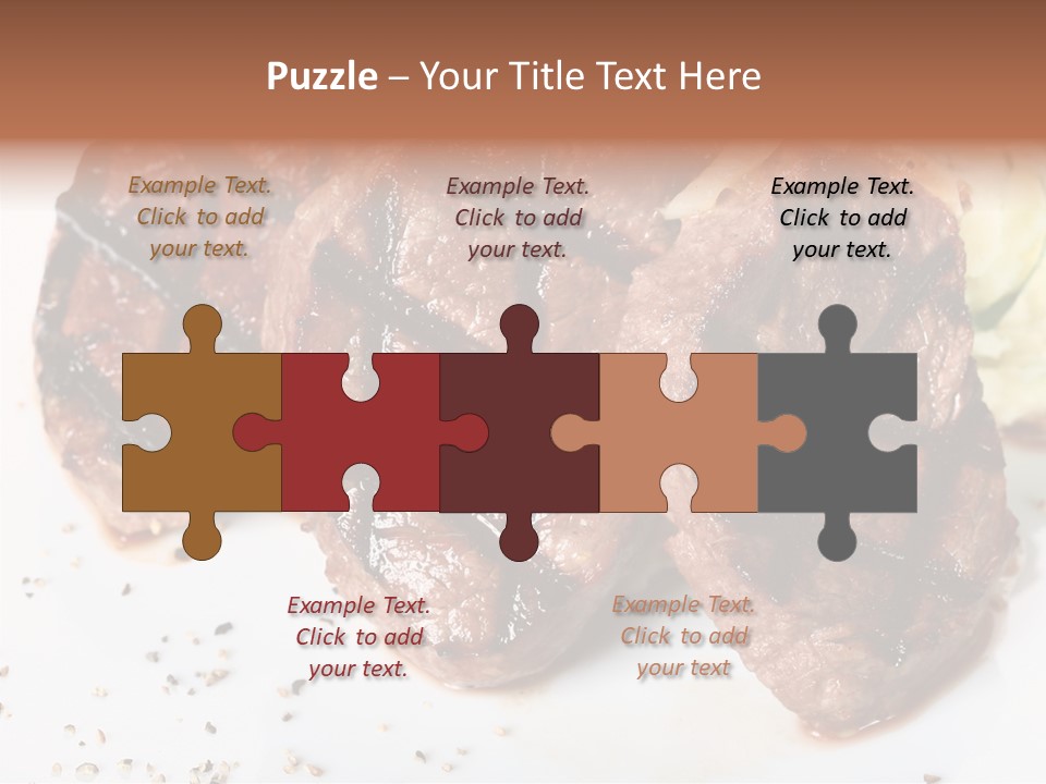 Isolated Lunch Hunger PowerPoint Template