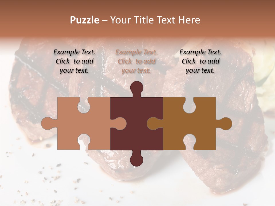 Isolated Lunch Hunger PowerPoint Template