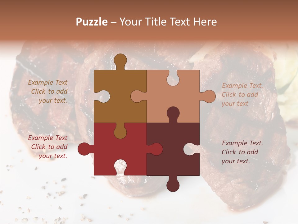 Isolated Lunch Hunger PowerPoint Template