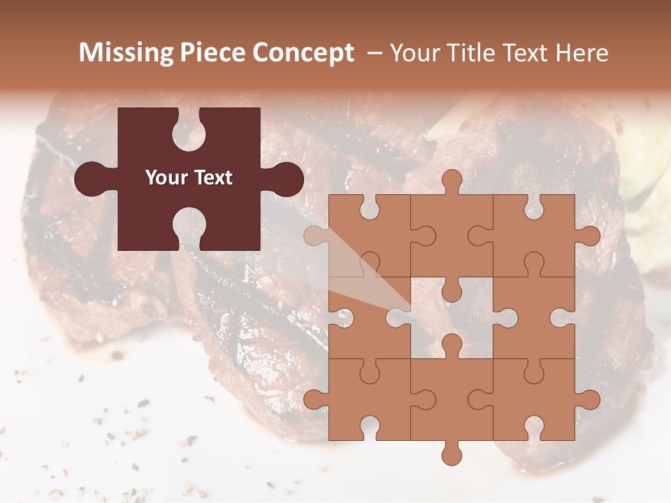 Isolated Lunch Hunger PowerPoint Template