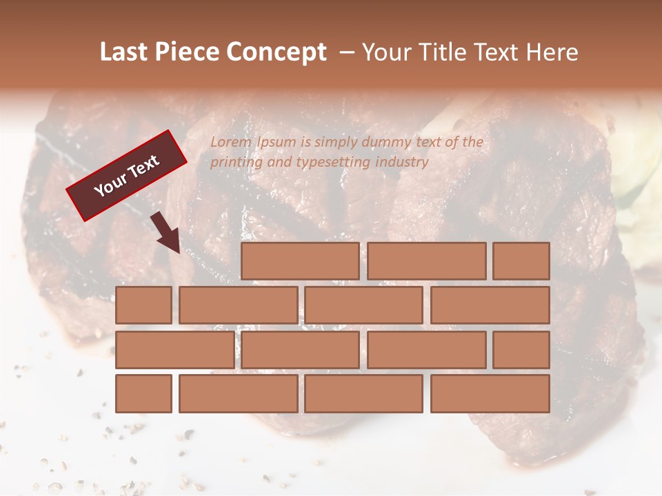 Isolated Lunch Hunger PowerPoint Template