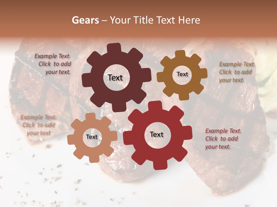 Isolated Lunch Hunger PowerPoint Template