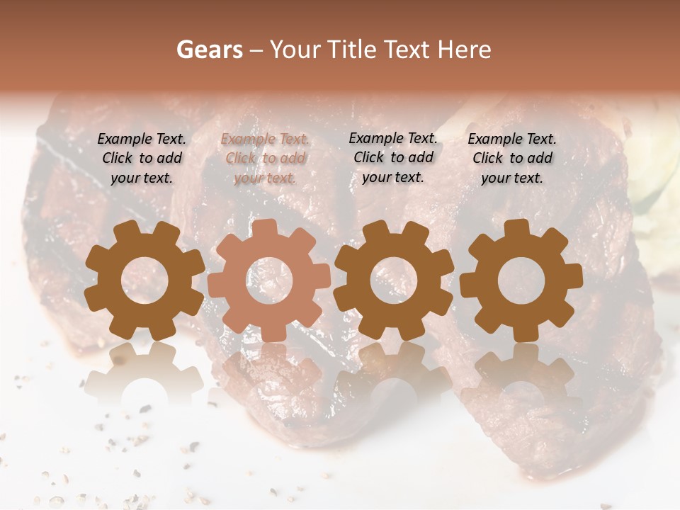 Isolated Lunch Hunger PowerPoint Template