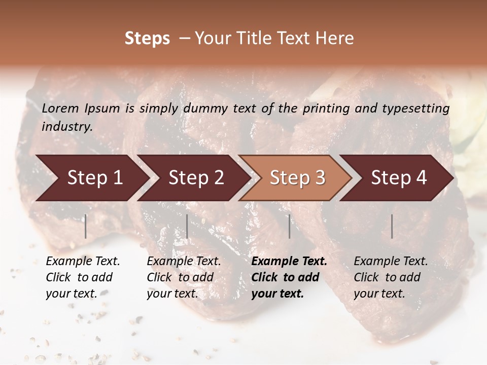 Isolated Lunch Hunger PowerPoint Template