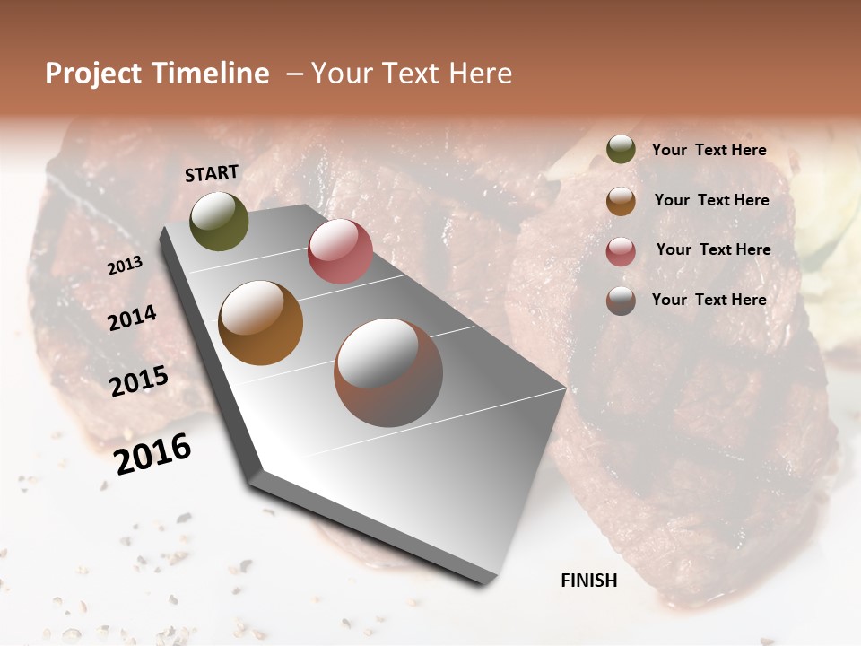 Isolated Lunch Hunger PowerPoint Template